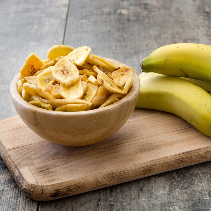 CHIPSY BANANOWE 1kg Banany suszone chrupiąca przekąska jakość Kol-Pol