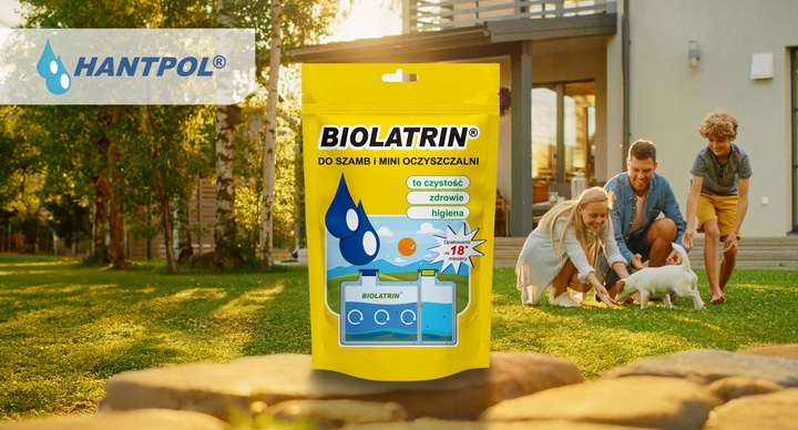 Bakterie do szamba, silny bioprodukt- raz na miesiąc! BIOLATRIN na 1,5