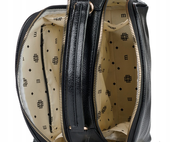 TOREBKA NA RAMIĘ LISTONOSZKA MONNARI Pojemna Kuferek Dwukomorowa PREMIUM