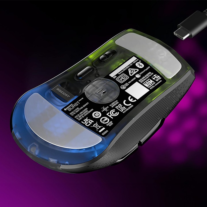 Mysz bezprzewodowa OPTYK ROCCAT Burst Pro Air 19000DPI RGB LED TitanSwitch