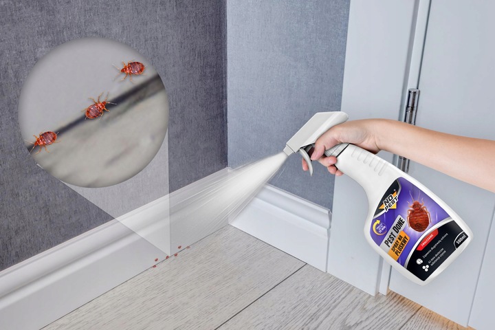 MOCNY ŚRODEK SPRAY PREPARAT NA PLUSKWY PRUSAKI 500ML 2 SZTUKI