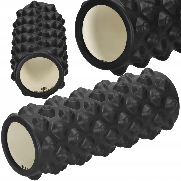 ROLLER WAŁEK DO MASAŻU PLECÓW NÓG RELAKSUJĄCY PIANKOWY 33x10cm DUŻY