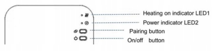 Regulator temperatury termostat radiowy WT-20 WIFI BEZPRZEWODOWY