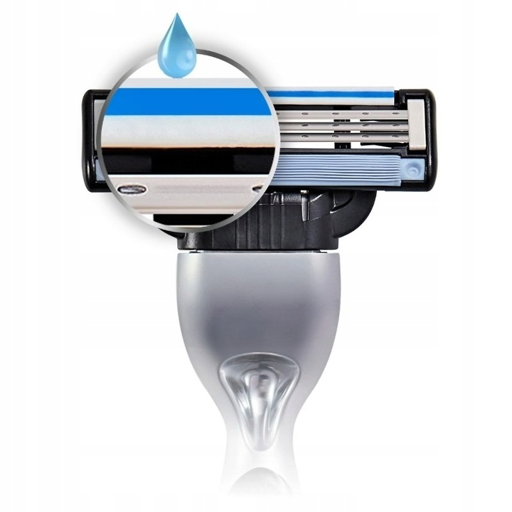 Gillette Mach 3 Wkłady Ostrza Do Maszynki 8 sztuk w Pudełku Oryginalne