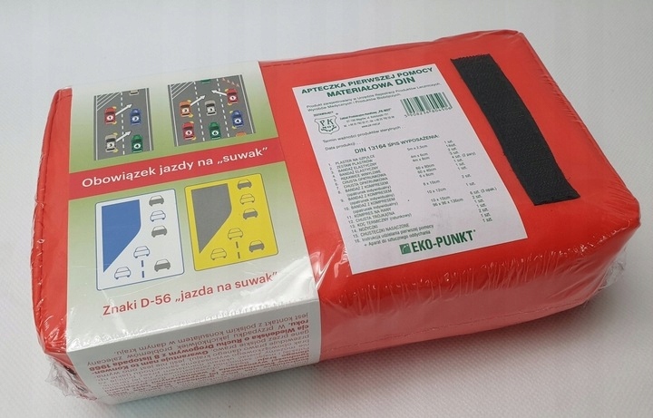 APTECZKA SAMOCHODOWA 41 elementów CAŁA EUROPA norma DIN13164:2022 +ustnik