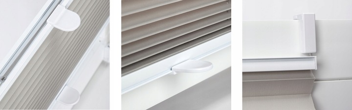 NOWOCZESNA ROLETA PLISOWANA 55x150 cm BEZINWAZYJNA