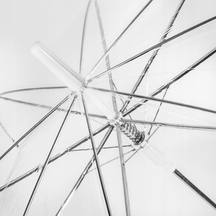 Parasol PRZEZROCZYSTY parasolka parasole ŚLUBNY