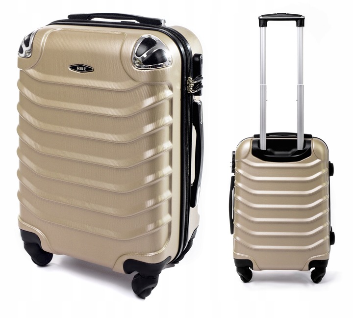 MAŁA KABINOWA WALIZKA L NA KÓŁKACH PODRÓŻNA TORBA ABS RGL