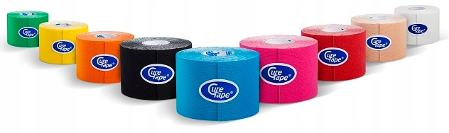 Taśma do kinesiotapingu tejpy CURETAPE CLASSIC do CIAŁA i TWARZY