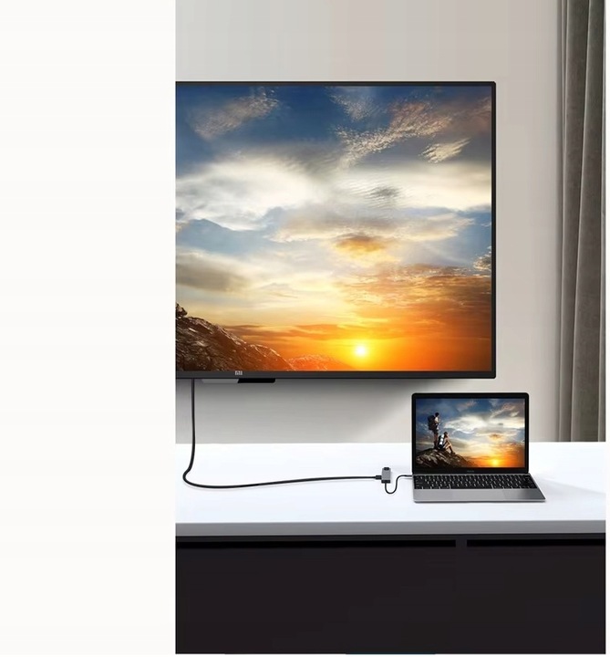 HUB ADAPTER PRZEJŚCIÓWKA USB-C 8w1 2xUSB HDMI SD RJ45