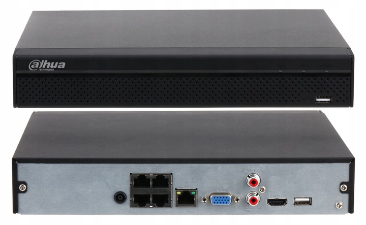 Zestaw Monitoringu IP DAHUA 2x Kamera 8Mpx Dual Light Rejestrator 4ch PoE