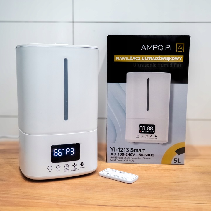 Nawilżacz Powietrza Ultradźwiękowy Smart 25 W - 5l Z PILOTEM