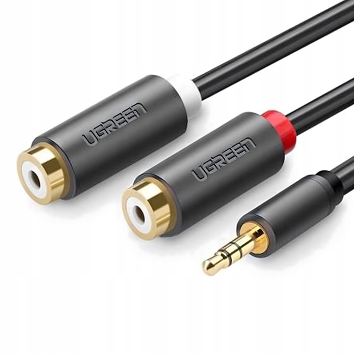 Kabel Przewód Audio JACK 3,5 2xRCA Chinch STEREO HQ Przejściówka
