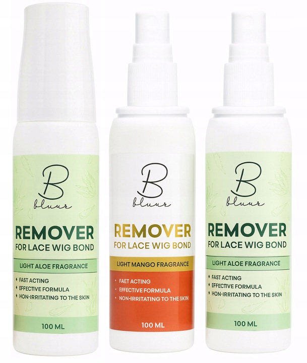 REMOVER płyn do zdejmowania włosów TAPE ON 100ml ALOES Blurr