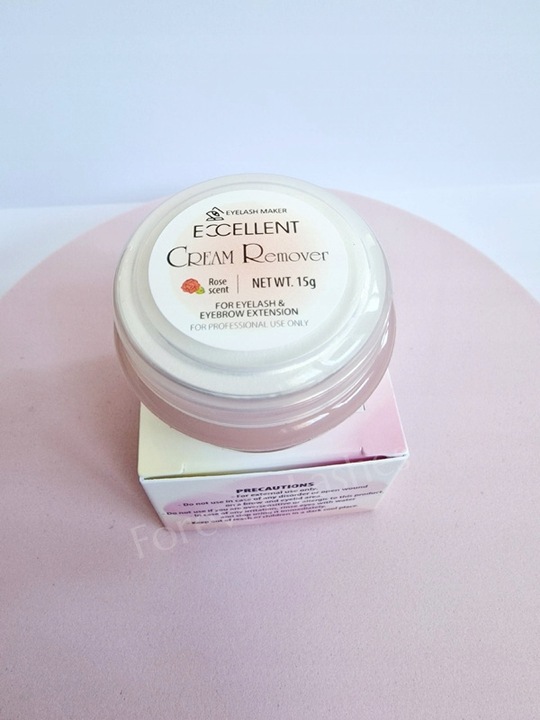REMOVER DO RZĘS USUWANIA KLEJU Z RZĘS W KREMIE KREM Excellent ROSE 15g
