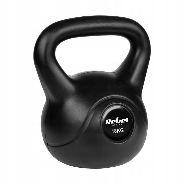 Kettlebell 18kg kettle hantel obciążenie odważnik kula do ćwiczeń ABS Rebel