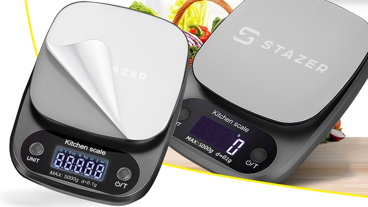 WAGA KUCHENNA ELEKTRONICZNA PRECYZYJNA LCD DIETETYCZNA + BATERIE