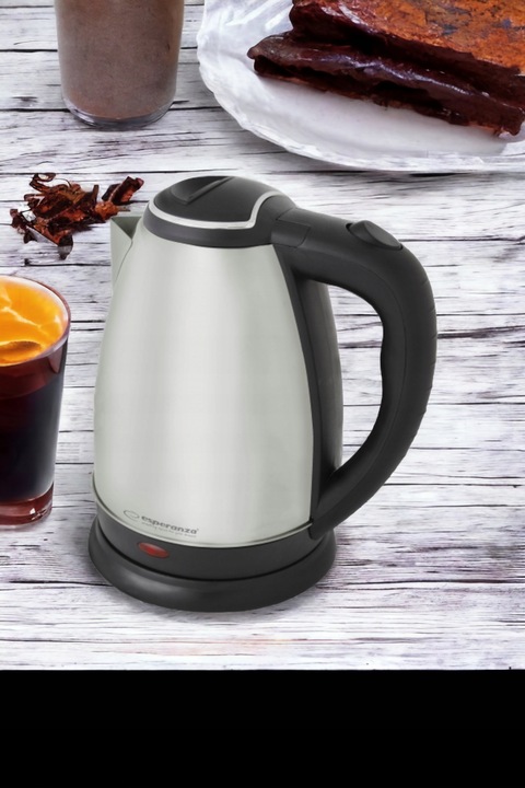 CZAJNIK ELEKTRYCZNY BEZPRZEWODOWY 1,8L 1800W NIERDZEWNA STAL STYLOWY DESIGN