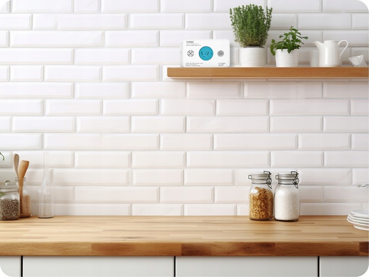 CZUJNIK CZADU TLENKU WĘGLA CZUJKA CO TERMOMETR CERTYFIKOWANY TUV + BATERIE