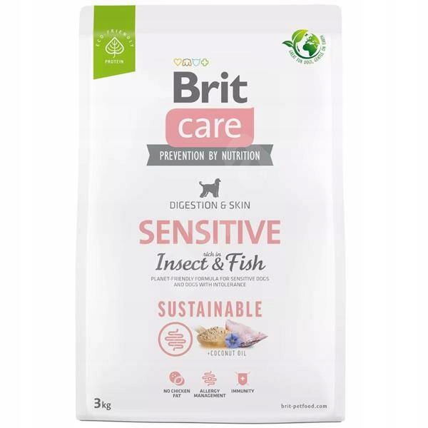 Brit care dog sustainable sensitive insect 3kg