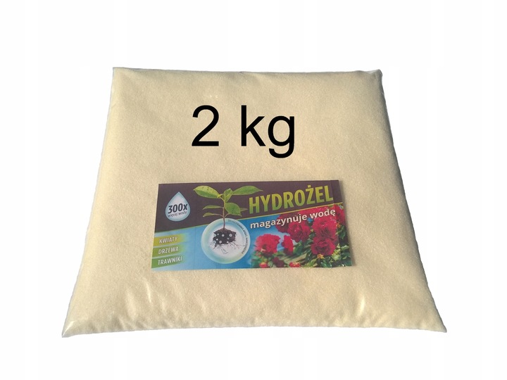 Hydrożel 2 kg hydrogel ogrodniczy kwiaty owoce warzywa