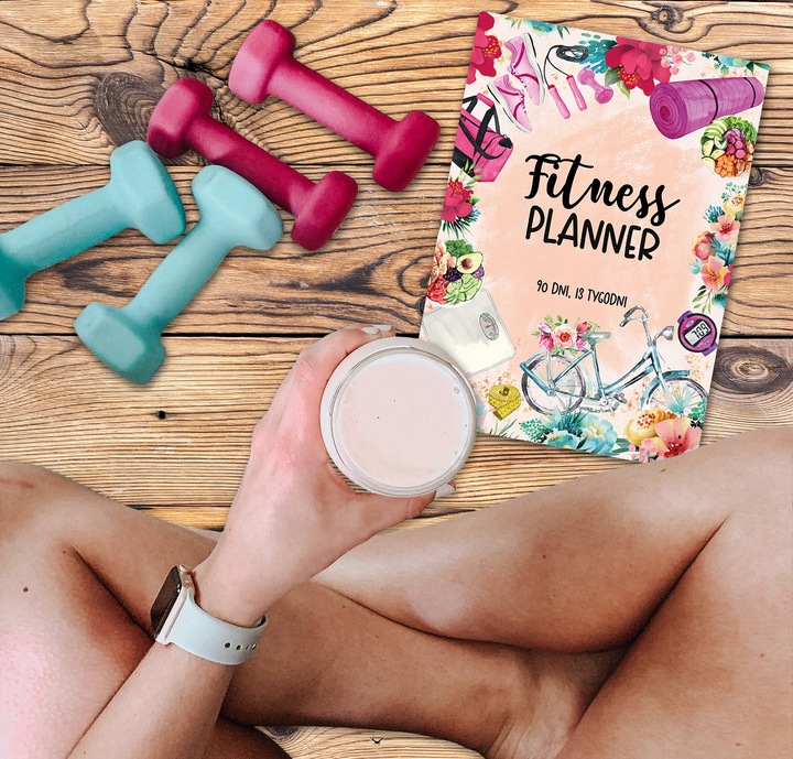 Fit Planer Dziennik Trening Fitness Dieta Zdrowie