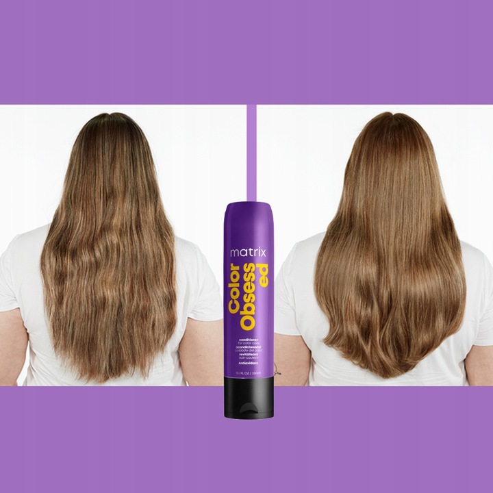 Matrix Color Obsessed szampon, odżywka do włosów farbowanych 300ml + GRATIS