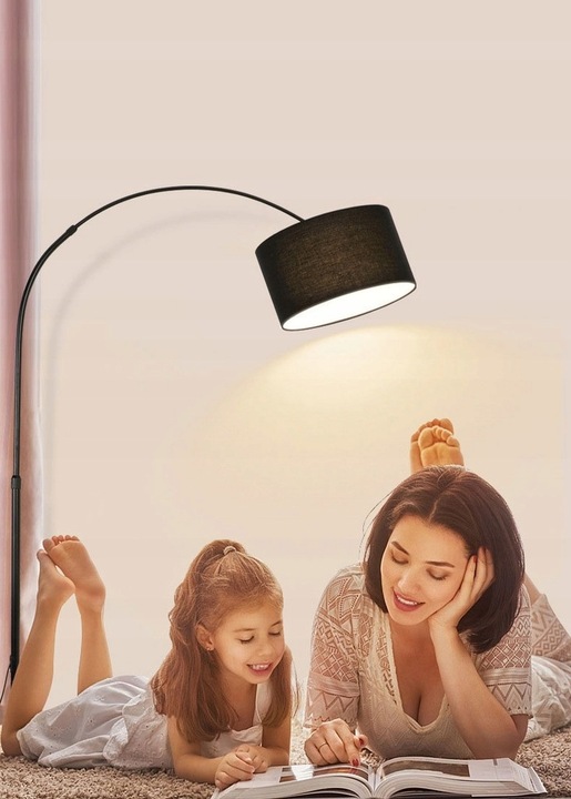 LAMPA PODŁOGOWA LED E27 elastyczna gęsia szyja do czytania 175cm