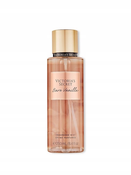 Victoria Secret Bare Vanilla - Mgiełka do Ciała 250 ml + Torebka - Prezent