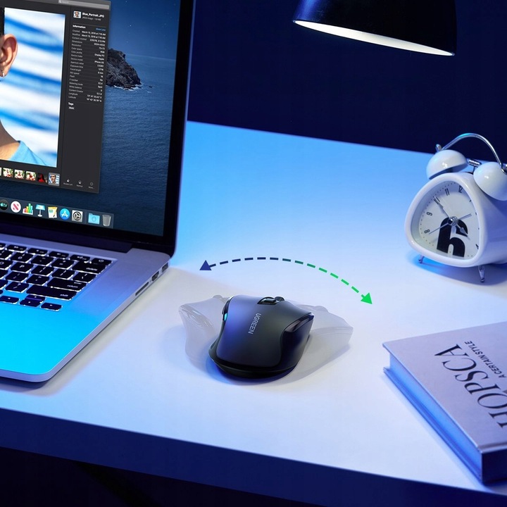 UGREEN MYSZ MYSZKA BEZPRZEWODOWA OPTYCZNA BLUETOOTH 5.0 2.4 GHz DPI 4000