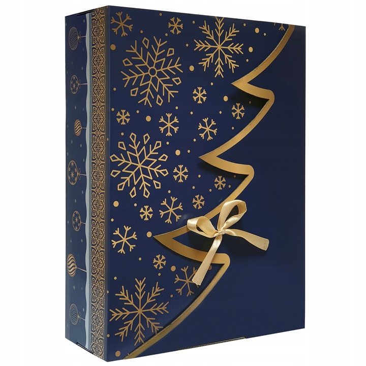 35x25x10 CM PUDEŁKO PREZENTOWE REKLAMOWE ŚWIĄTECZNE CHOINKA GRATIS 1605 C