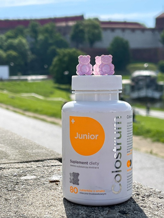 2x Colostrum dla Dzieci Junior PROBIOTYK i Colostrum FRESH pasta do zębów