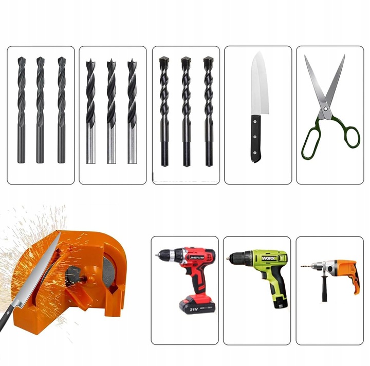 Ostrzałka Do Wierteł Szlifierka Do Wierteł Diamentowa W Rozmiarze