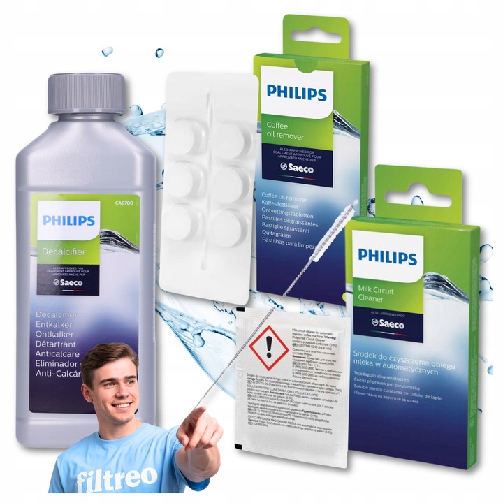 ZESTAW DO CZYSZCZENIA EKSPRESU PHILIPS SAECO Kompletny do pielęgnacji