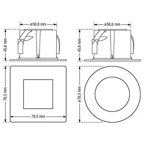Lampka schodowa LED z czujnikiem ruchu 230V