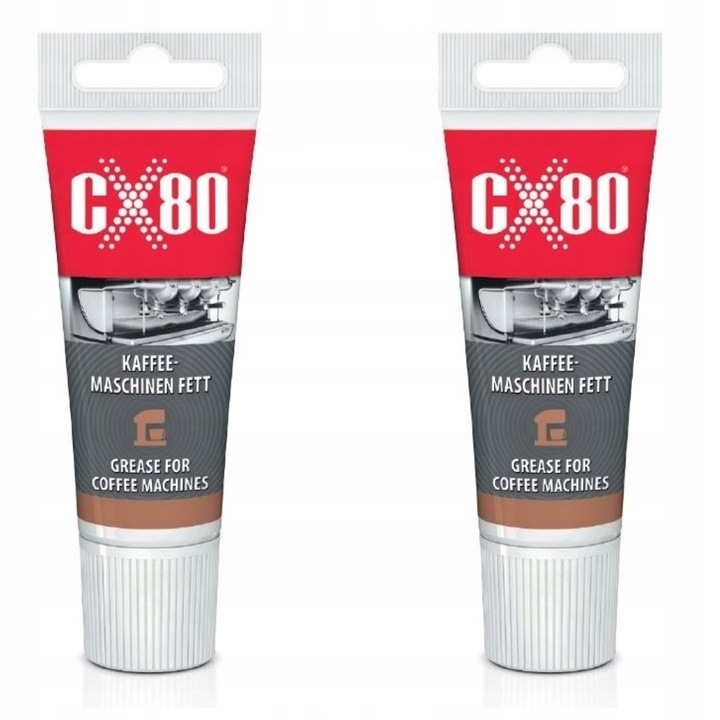 CX80 Smar spożywczy bezbarwny do konserwacji ekspresu do kawy 40g x2