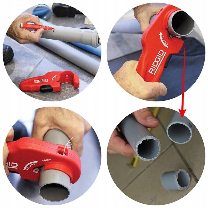 Obcinak do rur plastikowych P-TEC 5000 40868