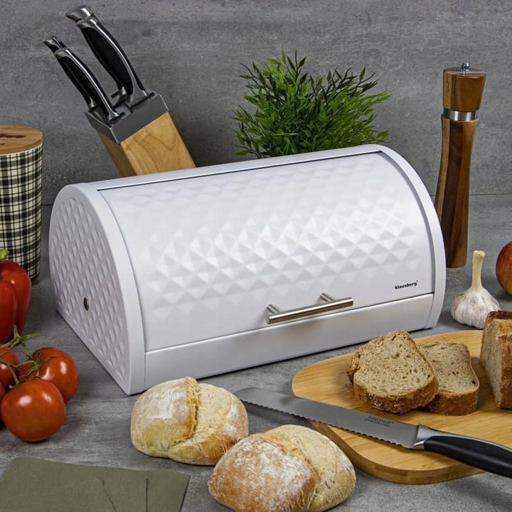 Chlebak stalowy z pokrywą Diamond KLAUSBERG KB-7541