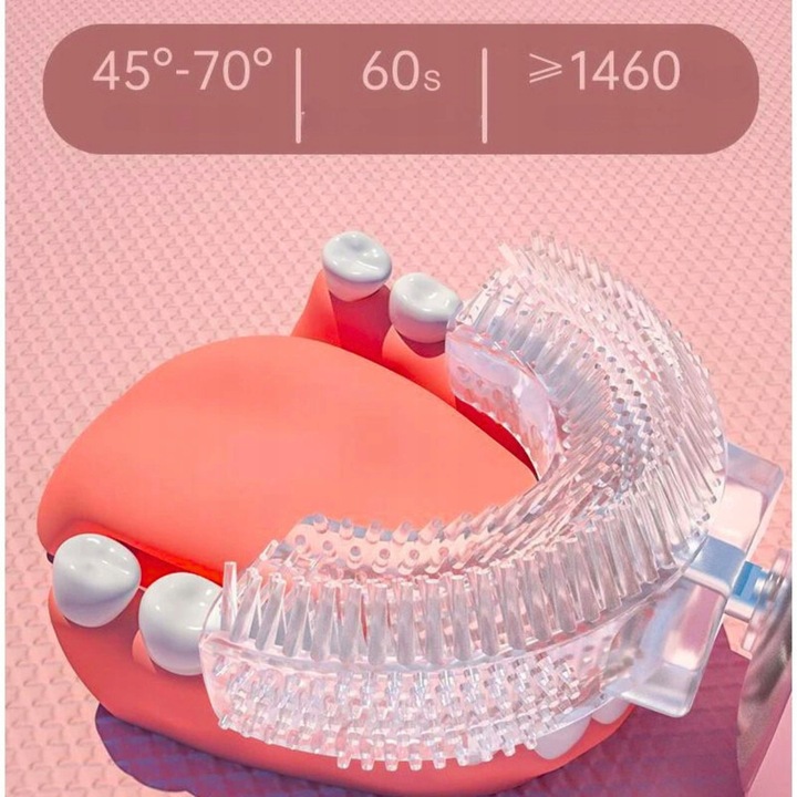 SZCZOTECZKA SONICZNA DO ZĘBÓW ELEKTRYCZNA AKUMULATOROWA DLA DZIECI 2-12 LAT