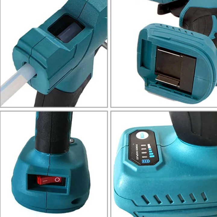 Pistolet do kleju na gorąco ADM bezprzewodowy 21V 2x akumulator 12