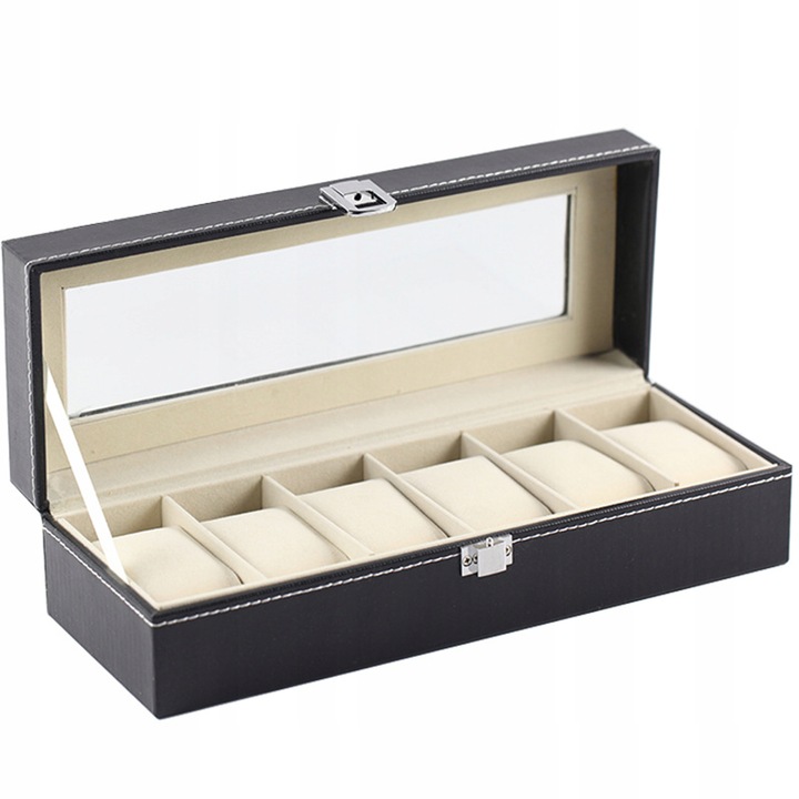 SZKATUŁKA NA ZEGARKI PUDEŁKO ORGANIZER BIŻUTERIĘ