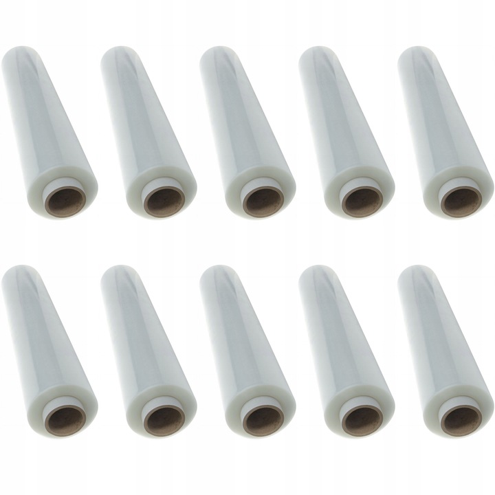 FOLIA STRETCH STRECZ 2,8KG NETTO, 3KG 10 sztuk TRANSPARENT BEZBARWNA 10szt