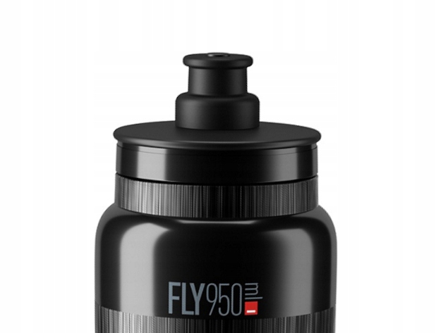 Bidon rowerowy Elite FLY Tex na wodę czarny, 950 ml BARDZO LEKKI