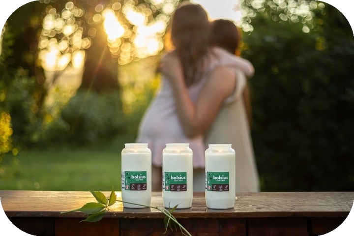 Wkłady do zniczy olejowe Bolsius RC6 białe całoroczne - 110 godzin