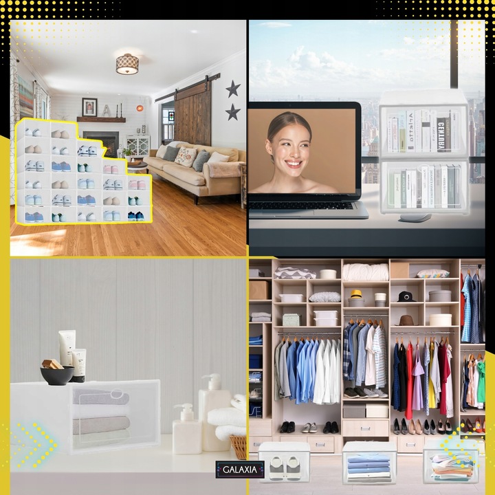 10X PUDEŁKA NA BUTY ORGANIZER PUDEŁKO SZAFKA PÓŁKA STOJAK POJEMNIKI