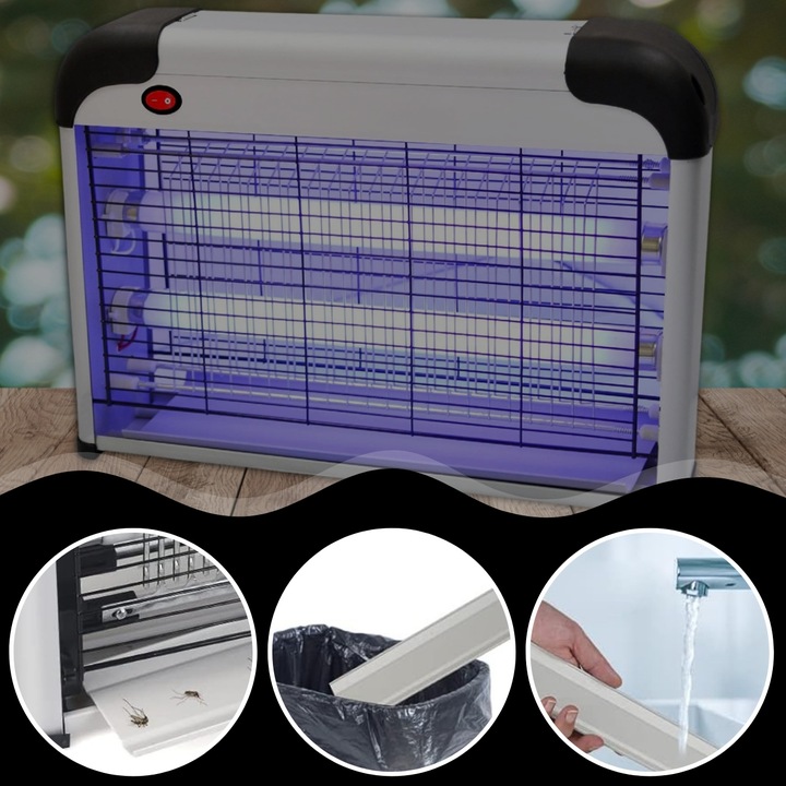 LAMPA OWADOBÓJCZA UV na komary muchy owady itp. DUŻA MOCNA BARDZO