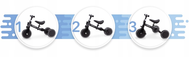 Rower 3w1 biegowy trójkołowy jeździk Kidwell Pico