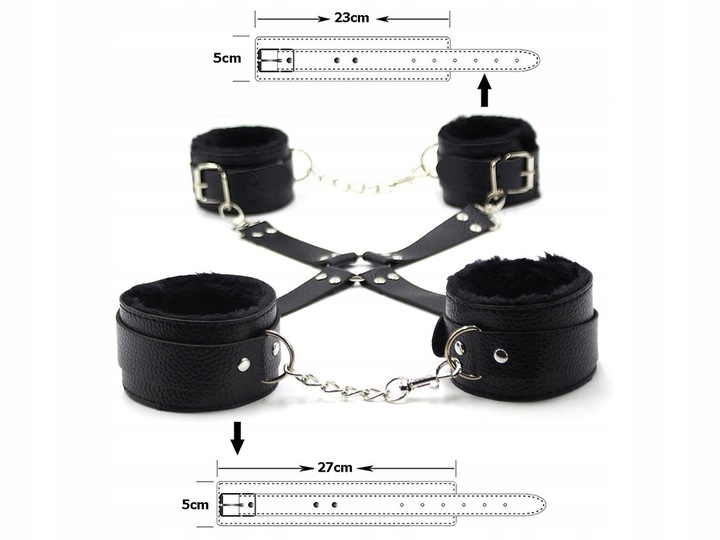 SEX GADŻETY ZABAWKI EROTYCZNE BDSM PEJCZ KAJDANKI