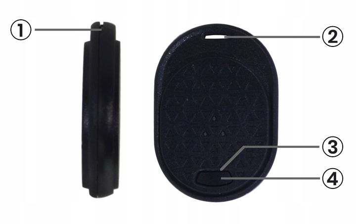 iTrack mini Lokalizator Bluetooth 5.0 Brelok Kluczy Portfela Alarm PREZENT