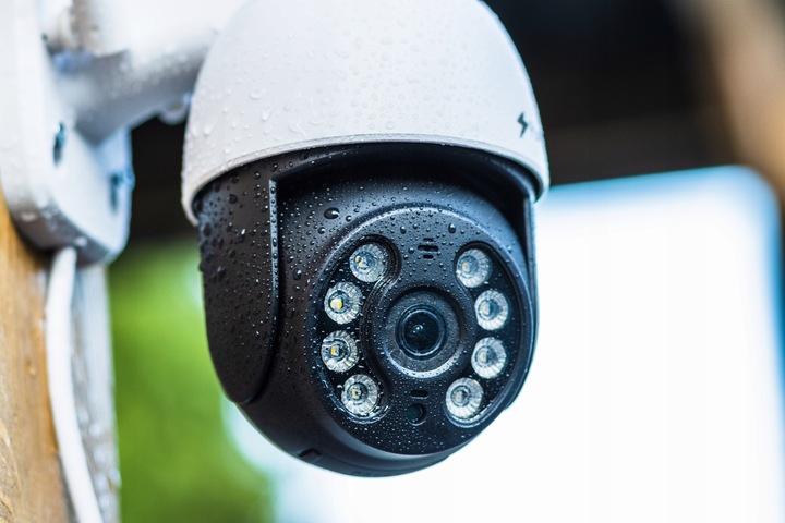 KAMERA ZEWNĘTRZNA OBROTOWA IP WIFI 8MPX 4K ULTRA HD 4x ZOOM DO MONITORINGU